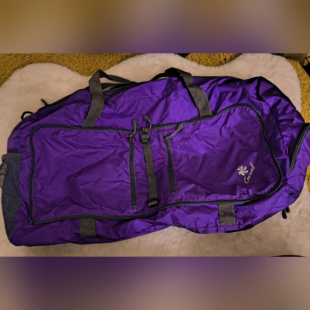 Coreal Purple Duffle Bag
